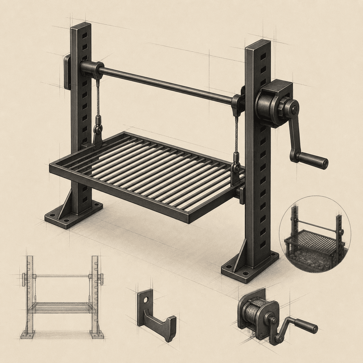 Choose key features concept illustration