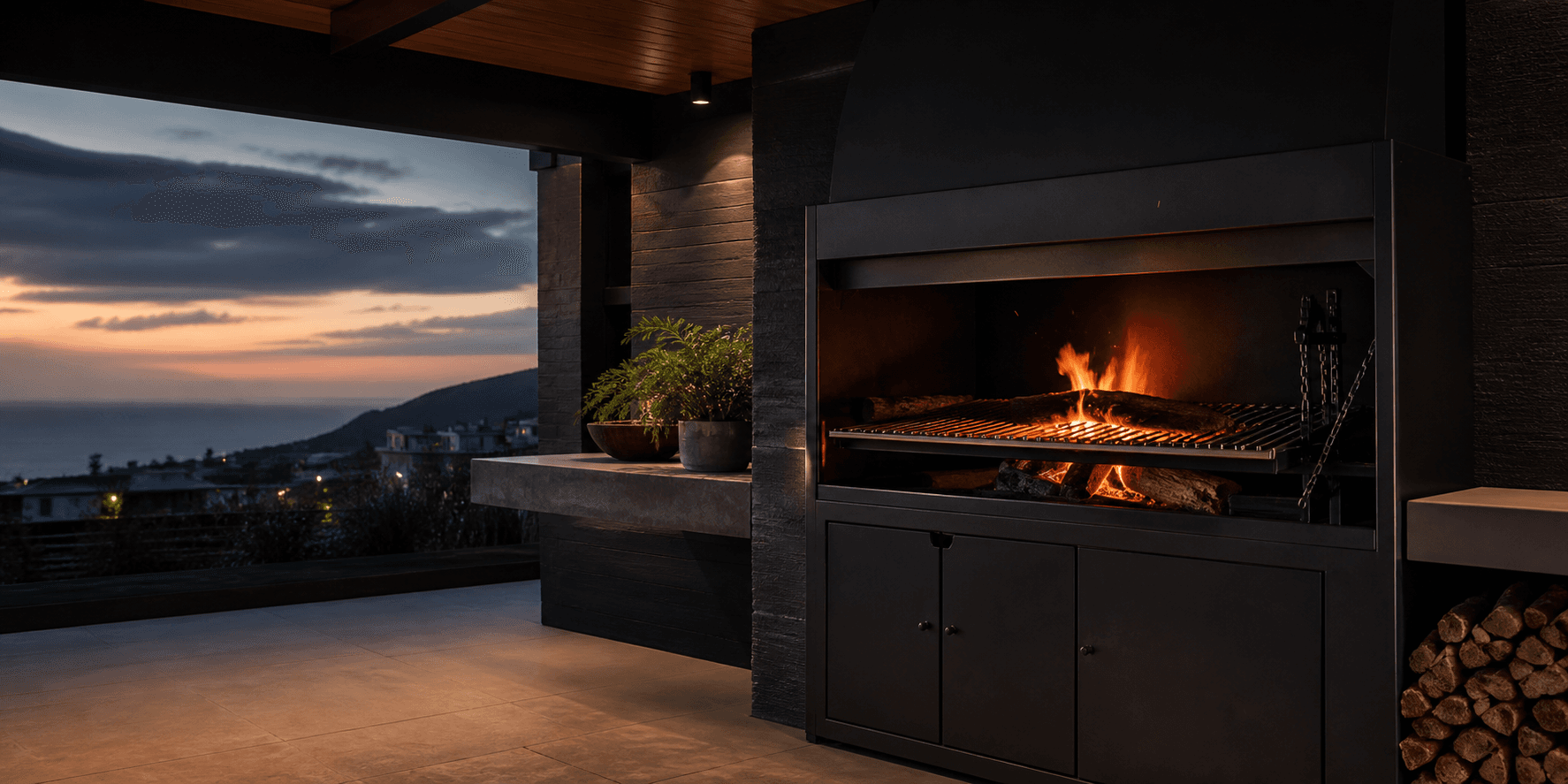 Braai cooking chamber detail placeholder
